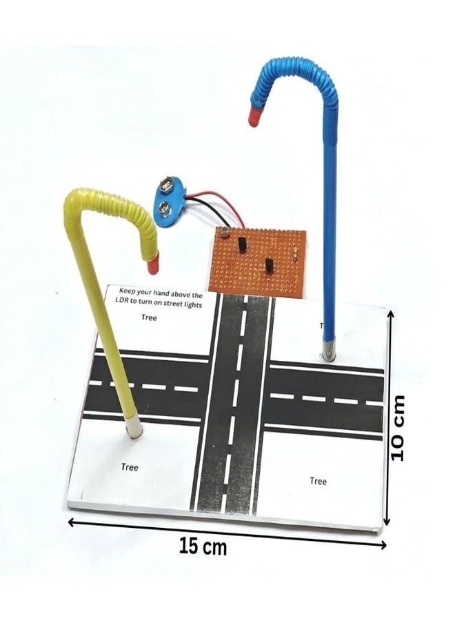 ESPtronics Smart Automatic Street Light Working Model Using LDR Electronics Science Project Experiment Kit for Class 12 - Image 2